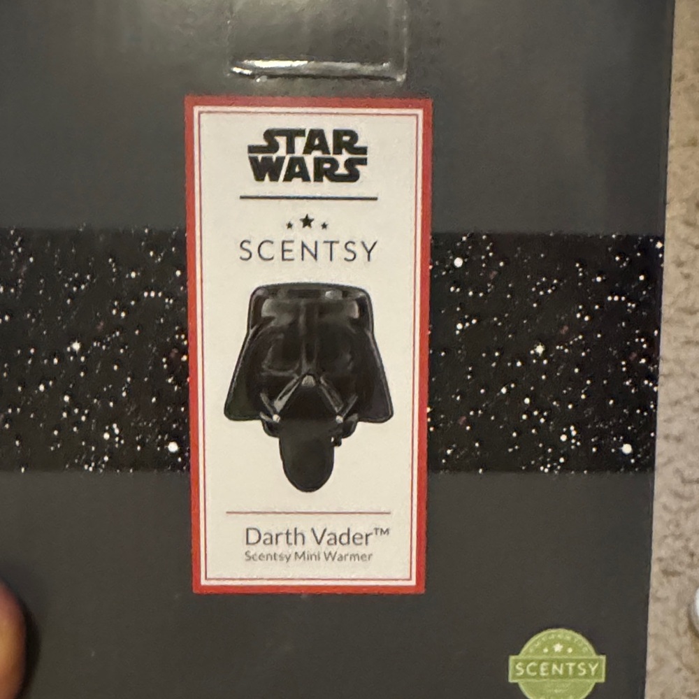 Scentsy Darth Vader Black Mini Warmer